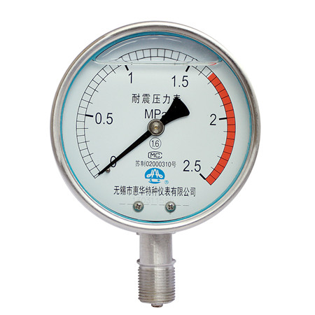 不锈钢耐震压力表